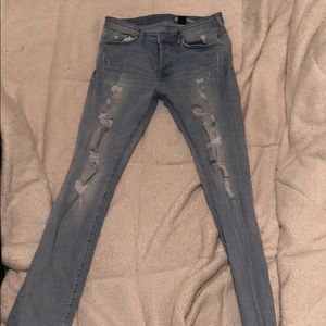 HM SKINNY AND DENIM JEANS